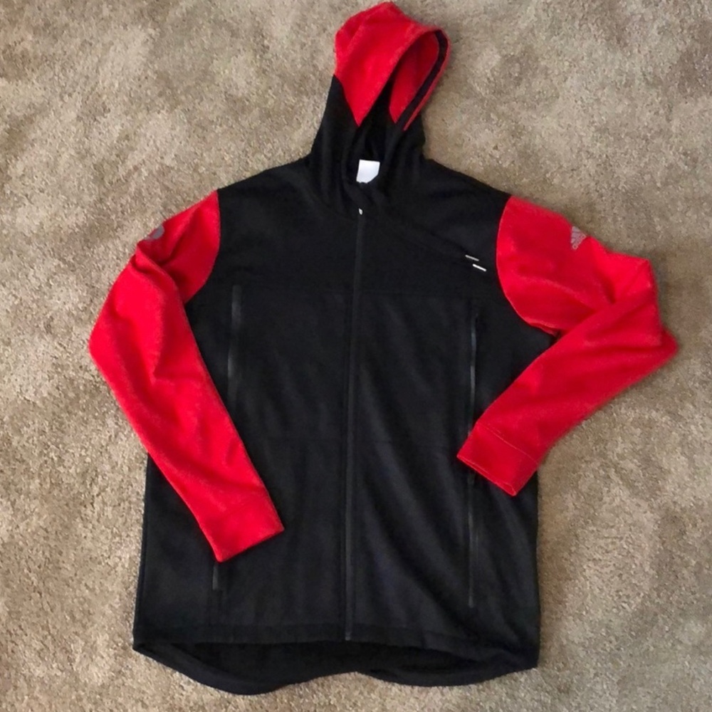 adidas Black and Red Men's Jacket